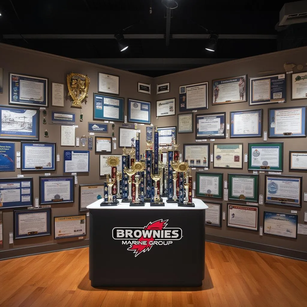 Premios y reconocimientos obtenidos por Brownie's Marine Group